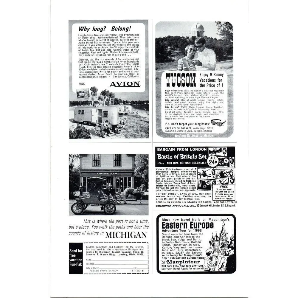 Mercury Colony Park Wood Panel Automobile Car - Vintage Magazine Ad D20 - Picture 2 of 2
